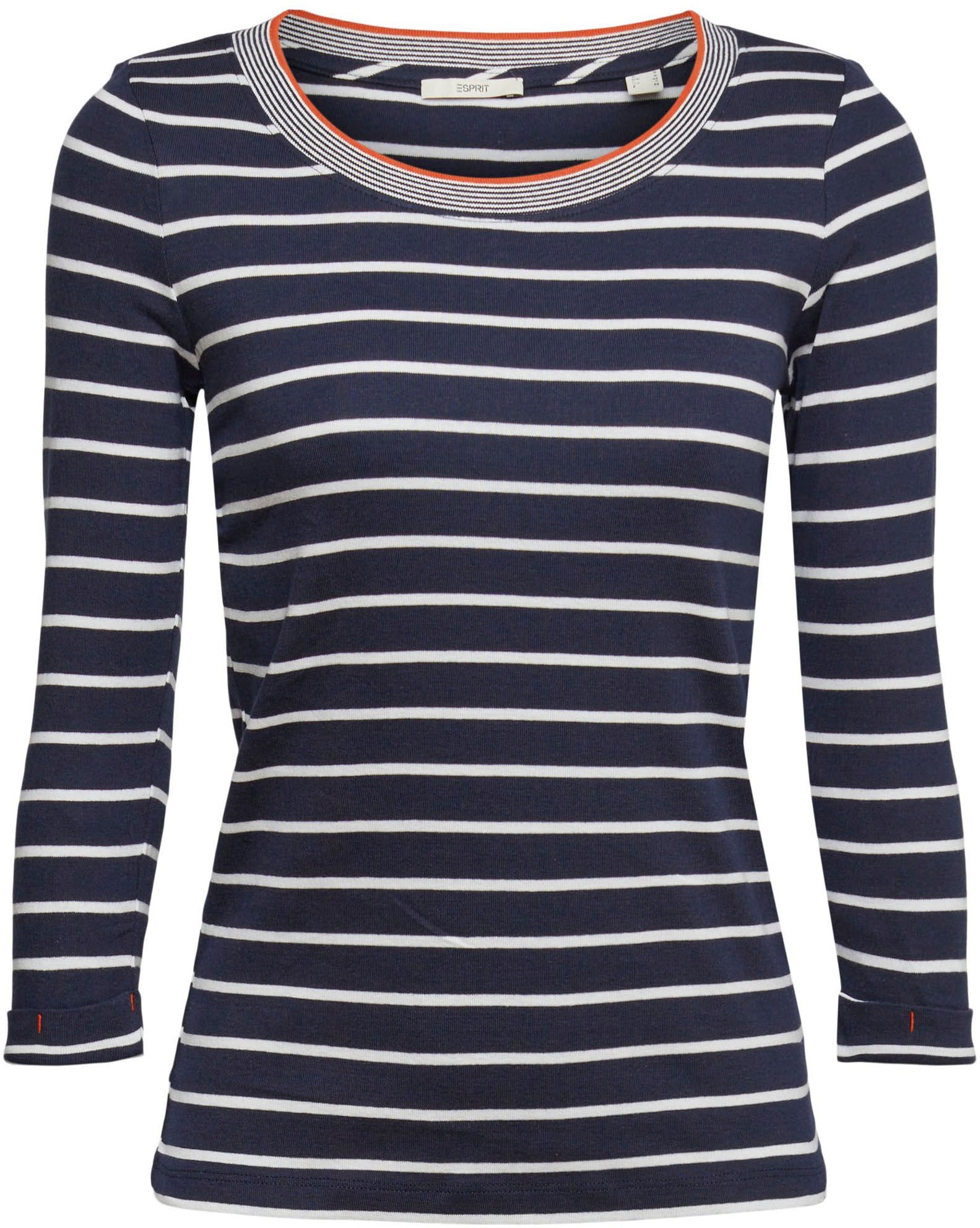 Esprit 3/4-Arm-Shirt, mit angesetztem Bündchen am Ausschnitt kaufen