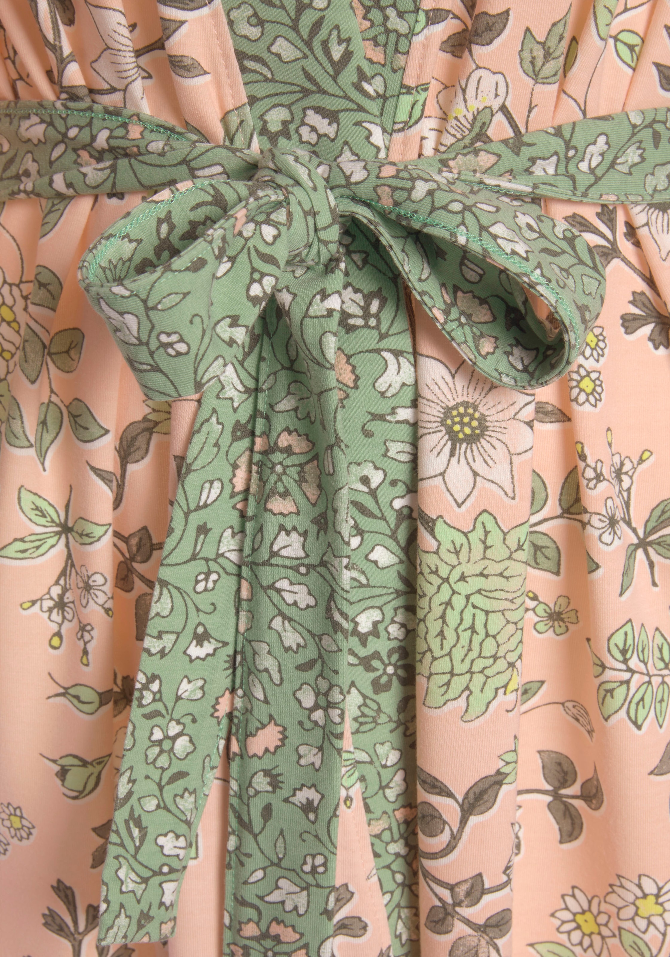 LASCANA Kimono, auf Rechnung Wäsche bestellen mit & Allover-Druck Blumen