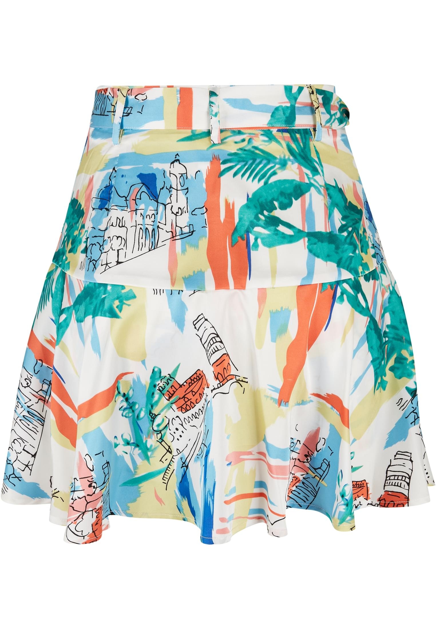 URBAN CLASSICS Jerseyrock »Damen Ladies AOP Satin Mini Skirt«, (1 tlg.)  online kaufen | I'm walking