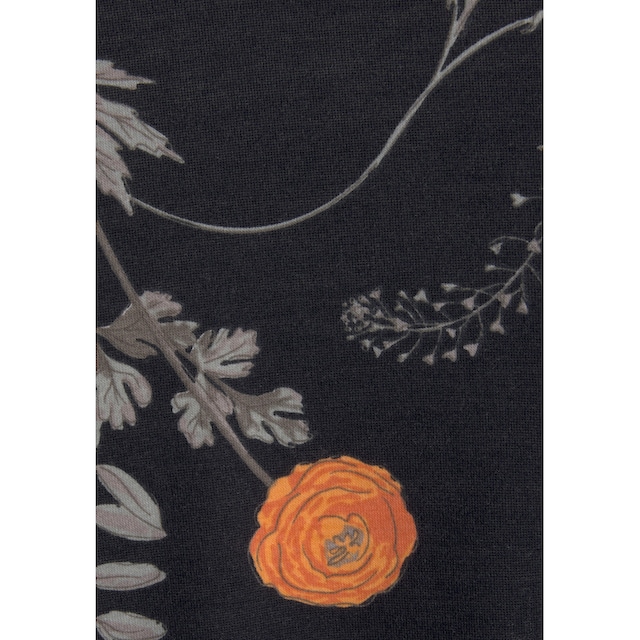 LASCANA Kimono, mit Wildblumen Muster & Wäsche auf Rechnung bestellen
