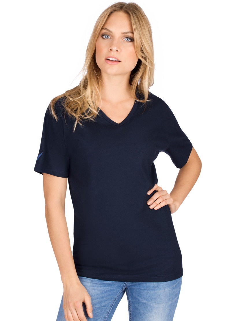 100% Trigema Bio-Baumwolle V-Shirt T-Shirt (kbA)« shoppen aus »TRIGEMA