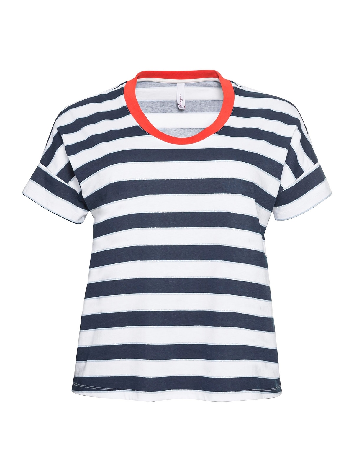 Sheego T-Shirt »Große Größen«, mit Glitzergarn, in Oversize-Form kaufen |  I\'m walking