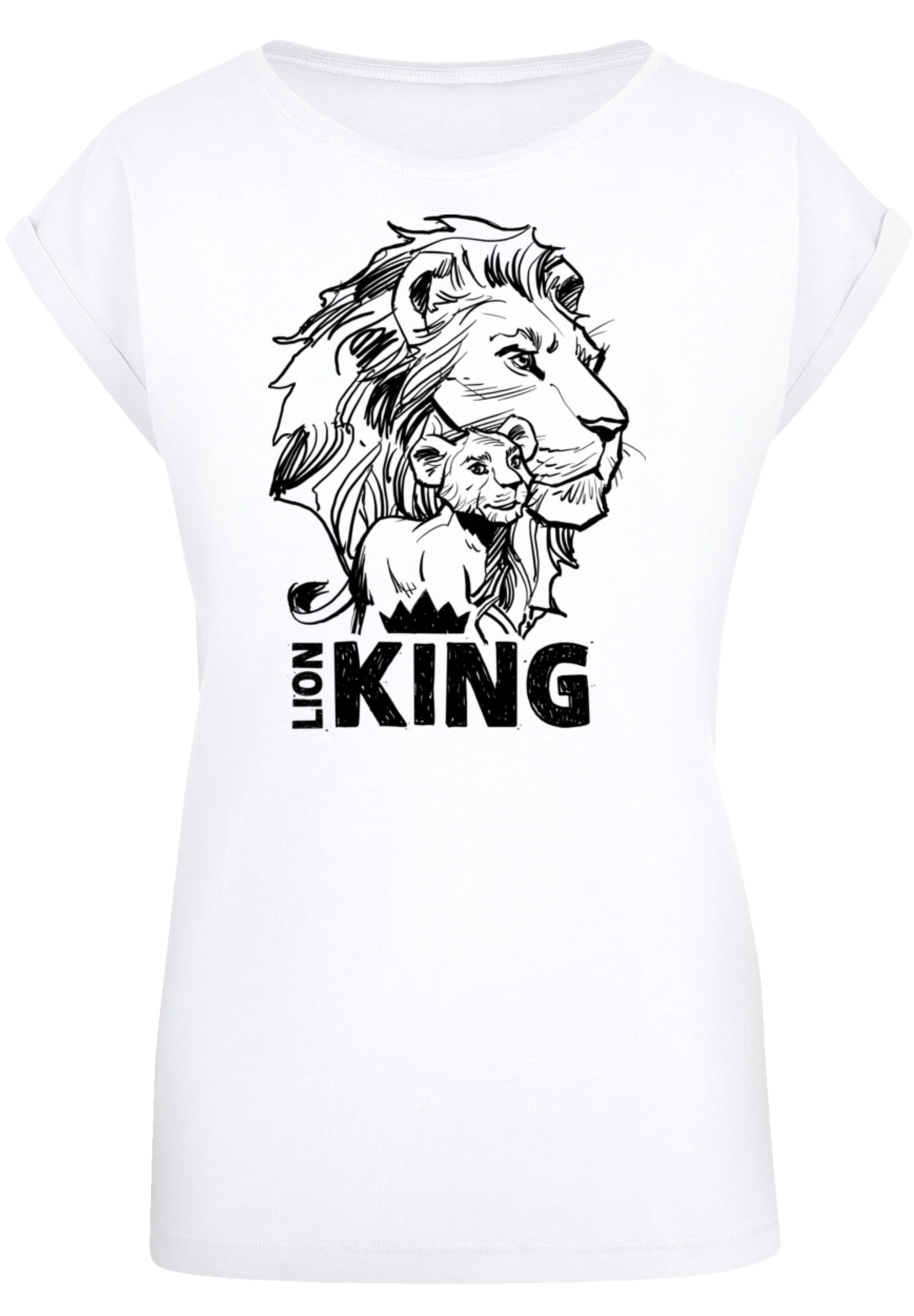 I\'m online F4NT4STIC | »Disney T-Shirt Premium walking Löwen white«, der kaufen König Qualität Together
