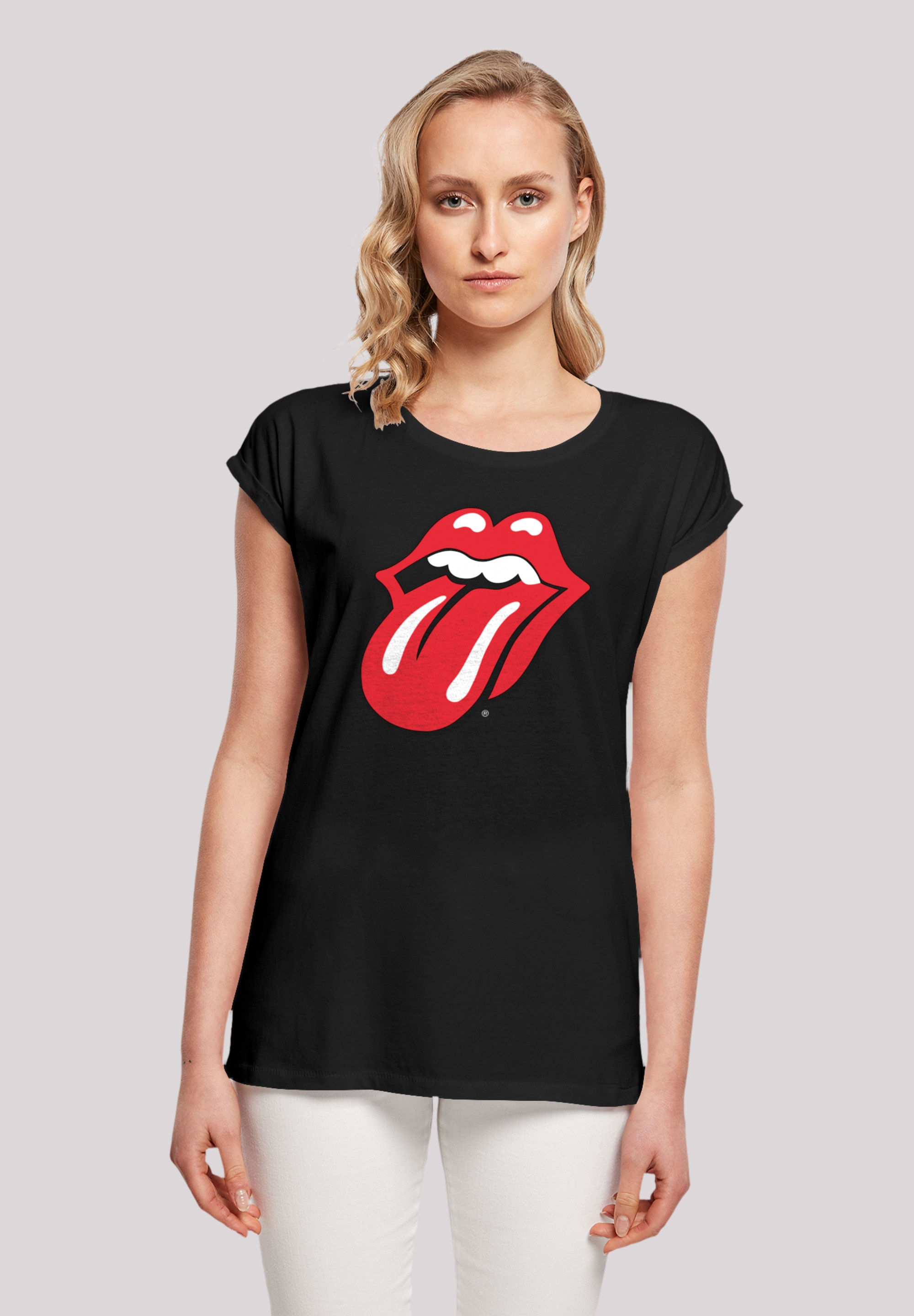 F4NT4STIC T-Shirt »The Rolling Stones Zunge Rot«, Print kaufen | I\'m walking | T-Shirts