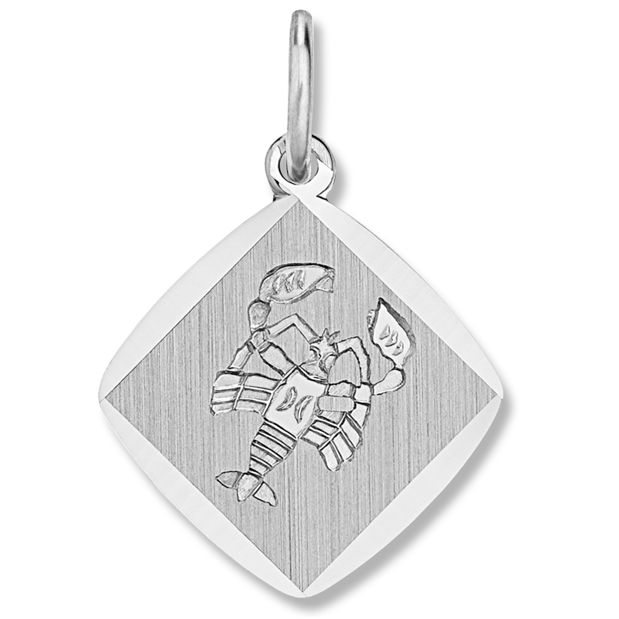 Damen Sternzeichen Silber 925 Sternzeichenanhänger ONE Silber Krebs Schmuck aus Krebs ELEMENT Anhänger