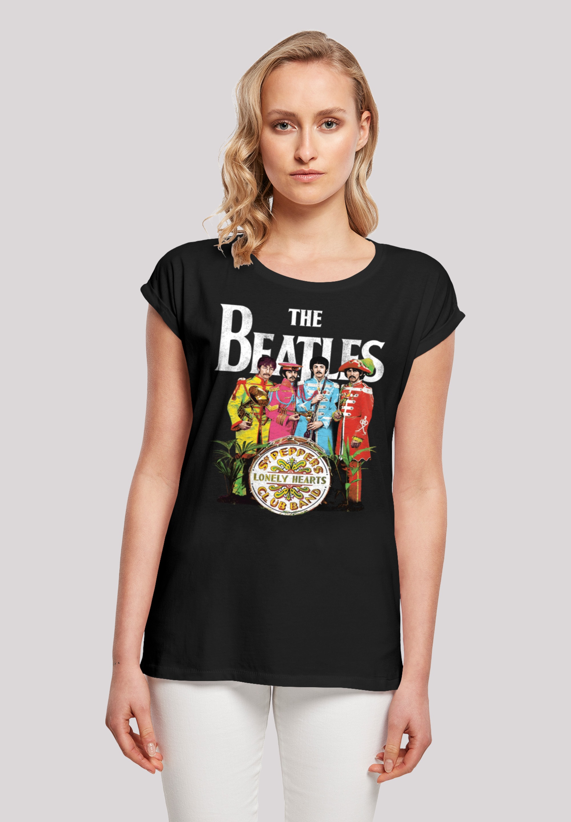 Sgt T-Shirt Pepper »The F4NT4STIC Black«, online Beatles Band Print