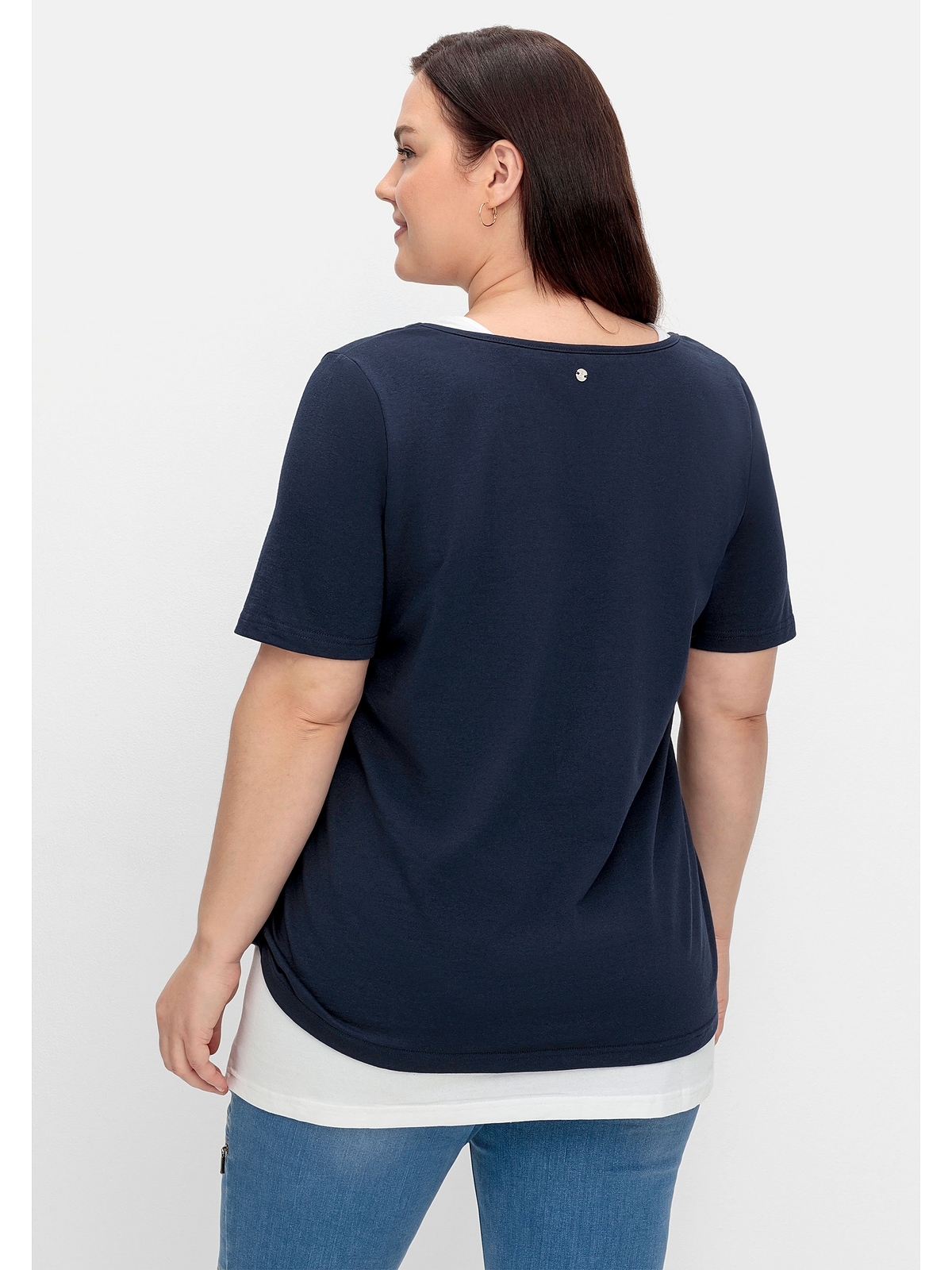 Sheego T-Shirt »Große Größen«, mit I\'m und kaufen walking | Wordingprint separatem Top