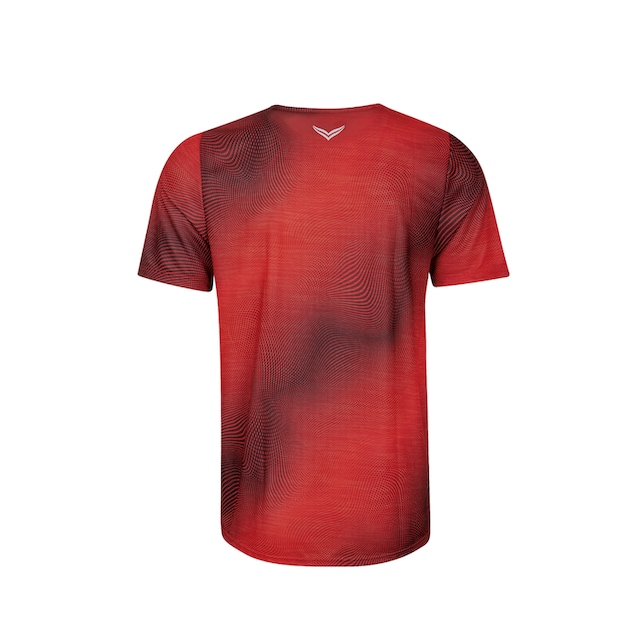 mit Druck« Trigema »TRIGEMA Sportshirt modischem T-Shirt COOLMAX® kaufen