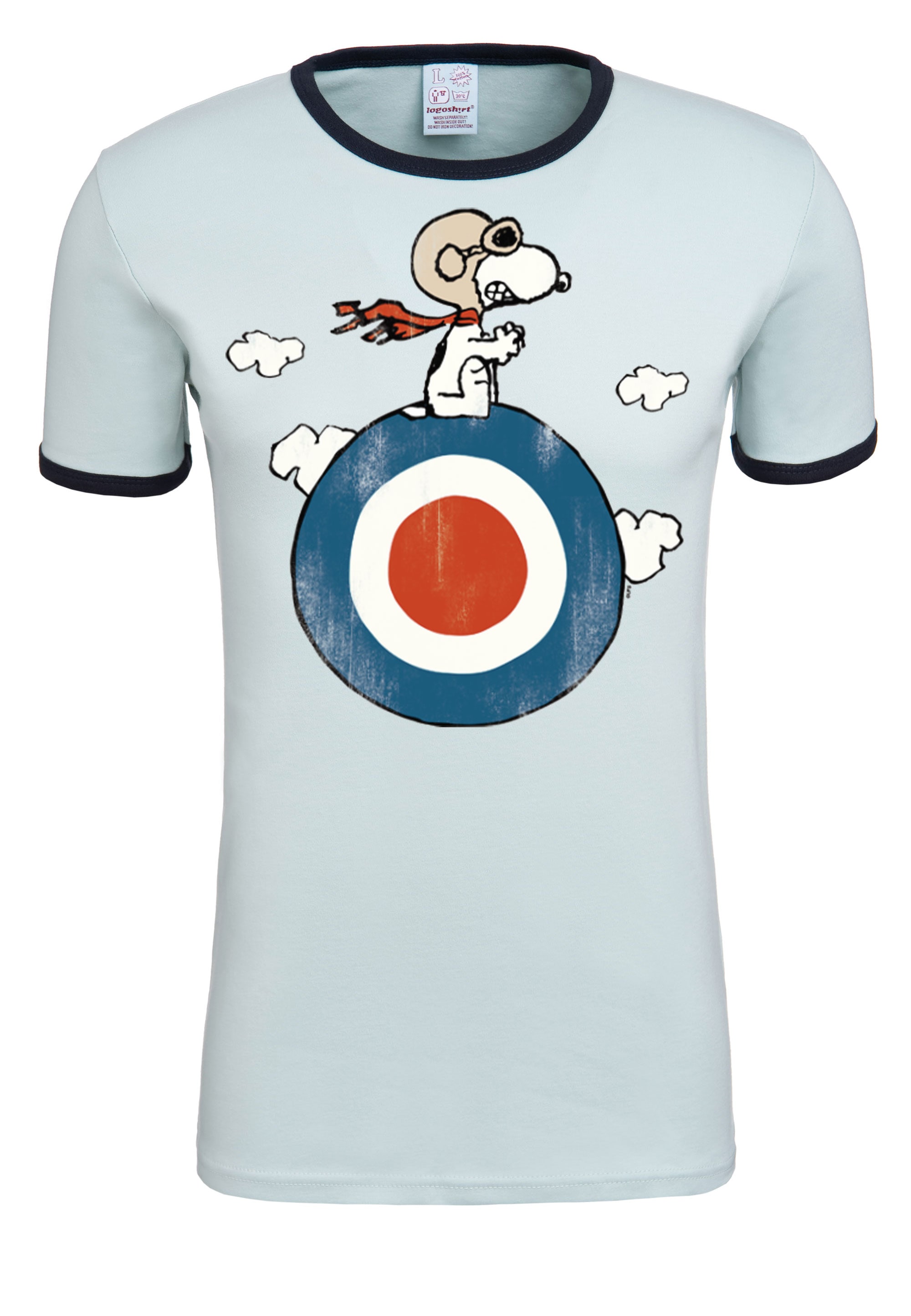 LOGOSHIRT T-Shirt lizenziertem »Peanuts Snoopy«, kaufen mit Print 