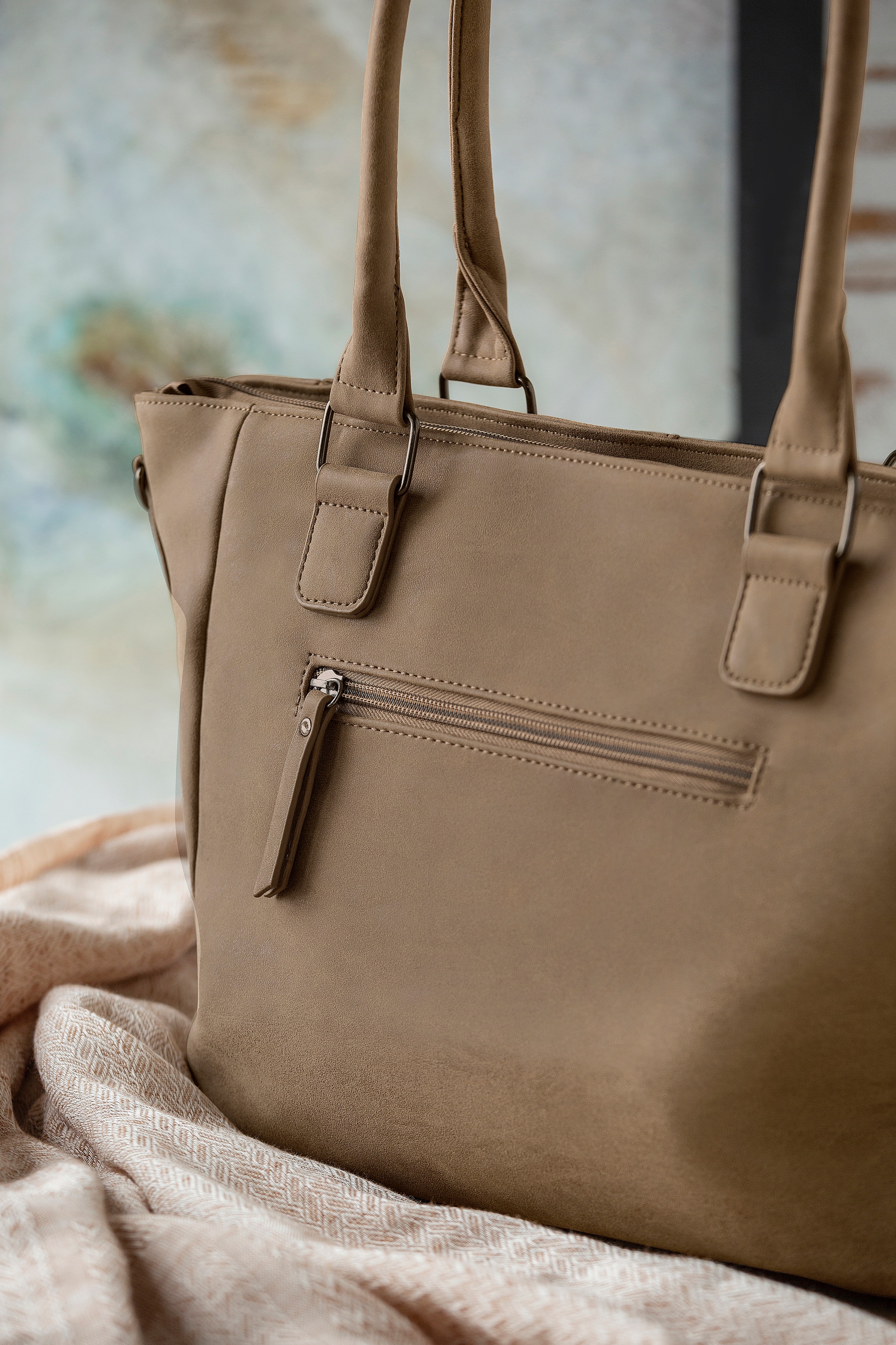 J.Jayz Henkeltasche, mit abnehmbaren Umhängeriemen