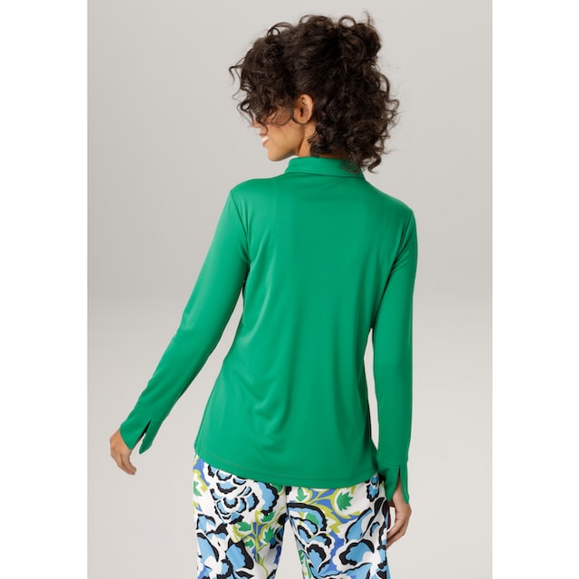 Aniston CASUAL Hemdbluse, in strukturierter Jersey-Crepé-Qualität bestellen  | I'm walking