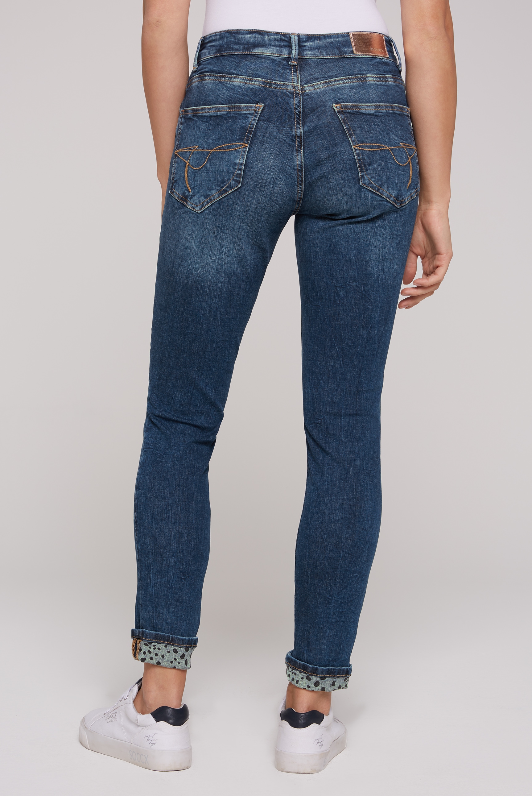 SOCCX Slim-fit-Jeans, mit normaler Leibhöhe | I\'m walking