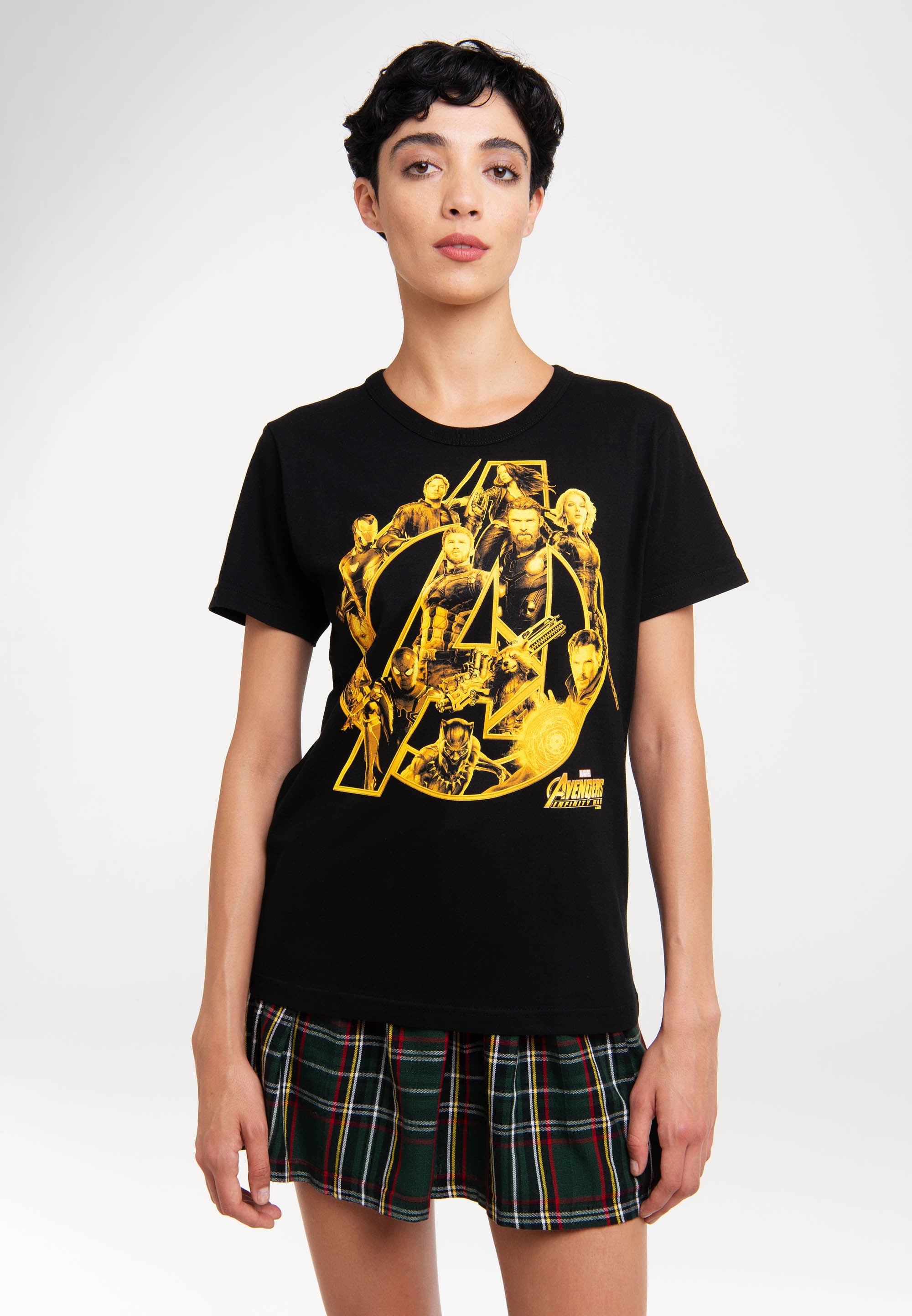 LOGOSHIRT T-Shirt kaufen mit »Marvel - Avengers - Superhelden-Print lizenziertem Infinity War«