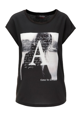 Aniston CASUAL T-Shirt, mit verträumten Frontdruck - NEUE KOLLEKTION kaufen