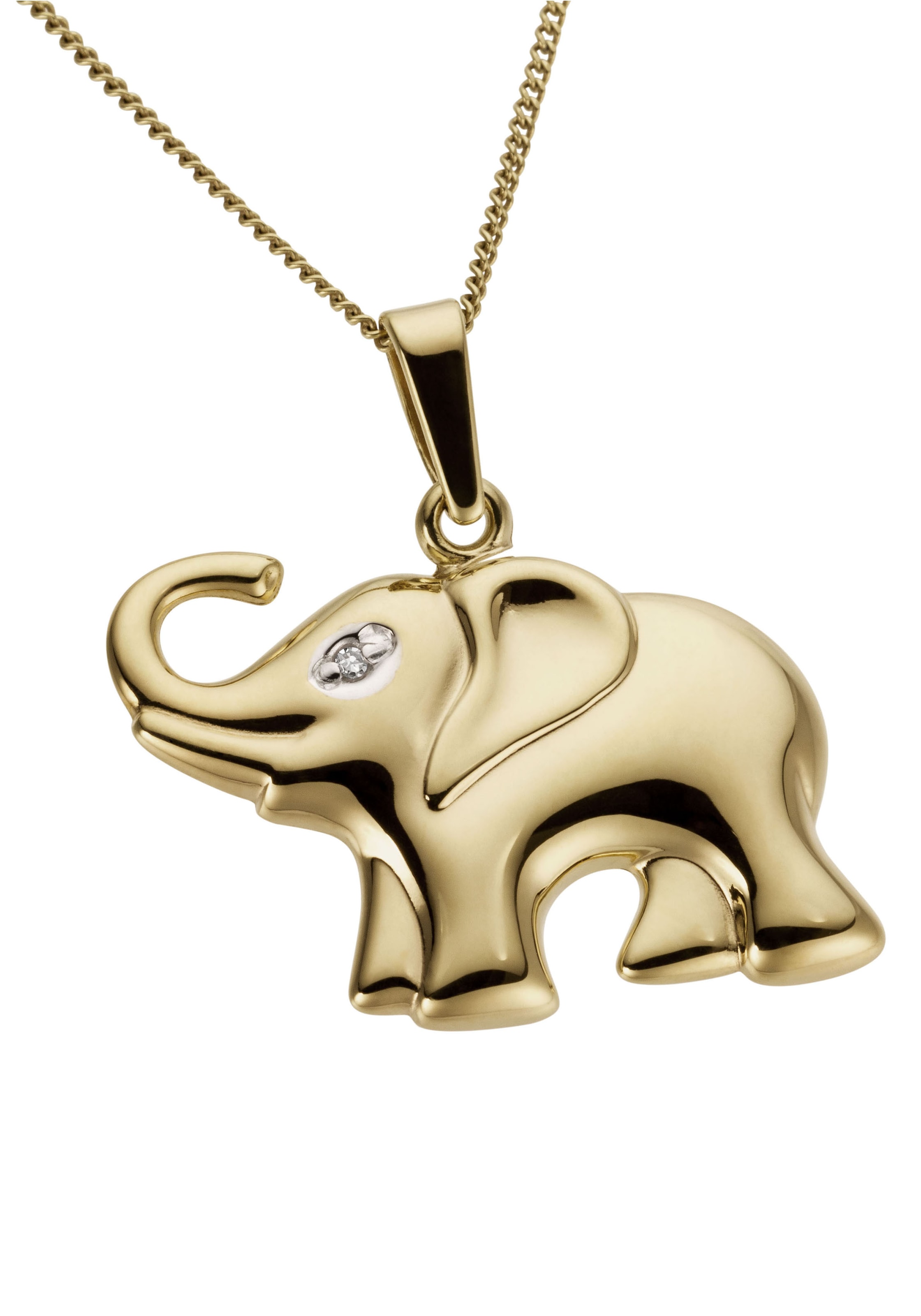 Firetti Kettenanhänger »Schmuck Geschenk Gold 333 Halsschmuck Anhänger für  Halskette Elefant«, zu Kleid, Shirt, Jeans, Sneaker! Anlass Geburtstag  Weihnachten kaufen | I\'m walking