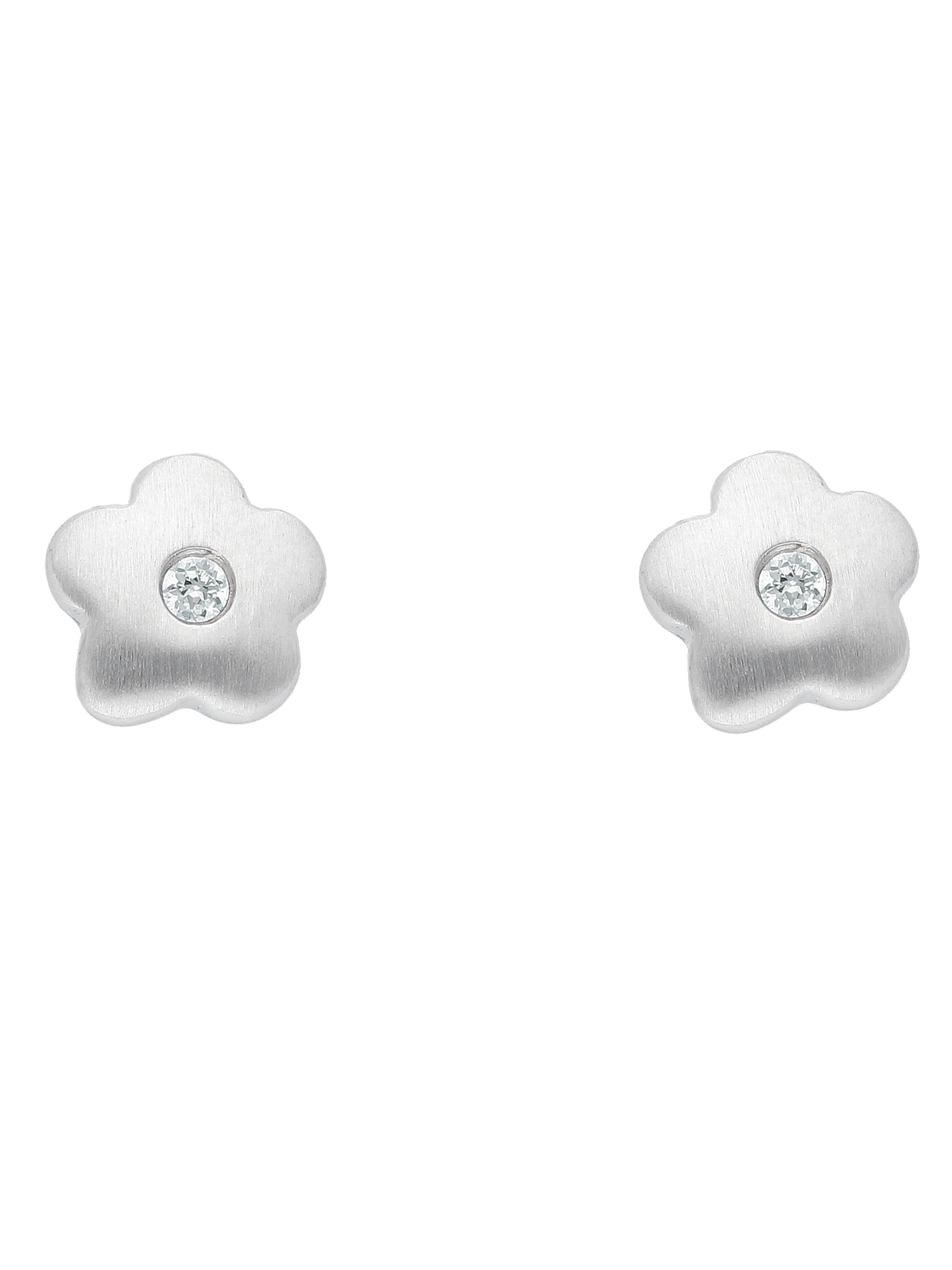 Sterling Silberschmuck Paar Damen Silber für 1 Zirkonia Ohrringe / 925 Adelia´s Blüte Zirkonia mit mit 925 Ohrstecker Paar Silber Ohrhänger