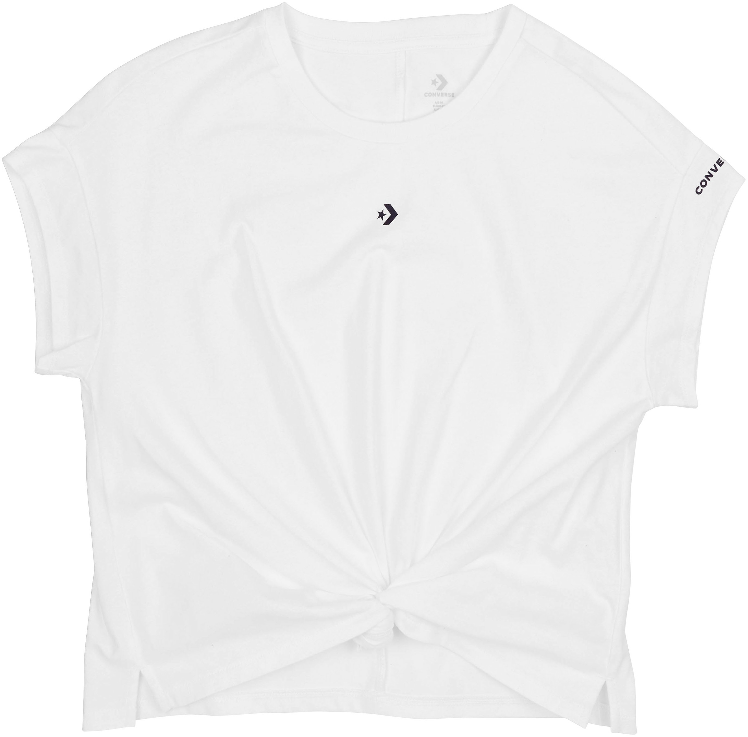 Converse T-Shirt »WOMEN'S CONVERSE STAR CHEVRON TWIST«, (1 tlg.), Knoten am Saum kaufen