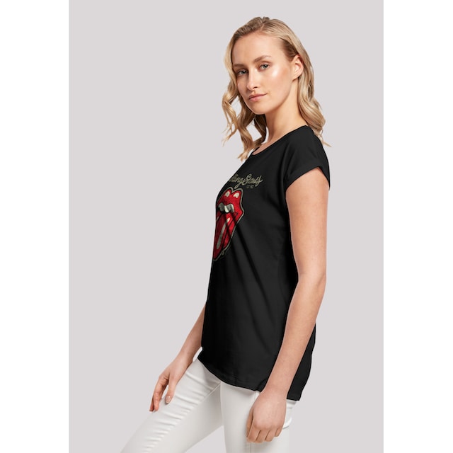 F4NT4STIC T-Shirt »The Rolling Stones Plastered Tongue Washed«, Premium  Qualität | I'm walking