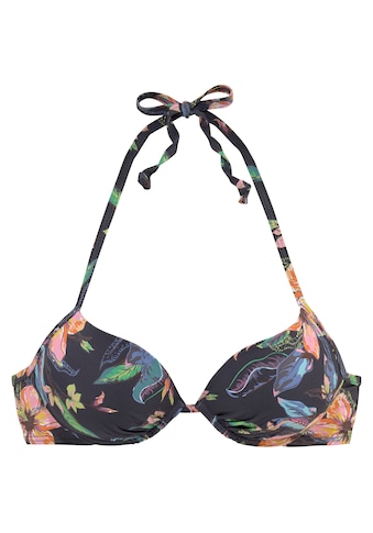 LASCANA Push-Up-Bikini-Top »Malia«, mit tropischem Print kaufen