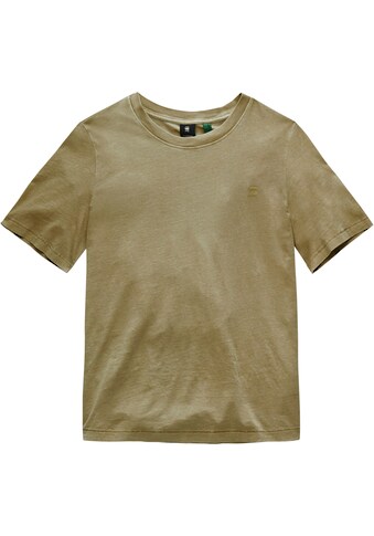 G-Star RAW T-Shirt »Regular Fit Tee Overdyed«, mit tollen Farbeffek durch Overdyed-Optik kaufen