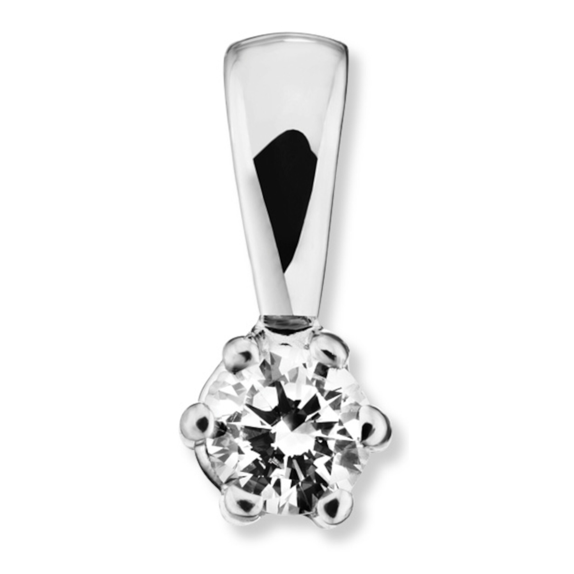 Anhänger aus Brillant Kettenanhänger I\'m walking ct ELEMENT online Schmuck Diamant kaufen »0.2 Gold Damen | Weißgold«, 585 ONE