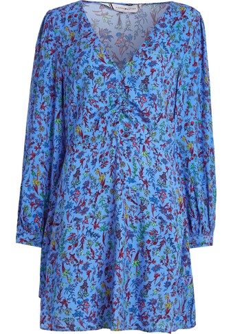 Tommy Hilfiger Shirtkleid »VIS FLORAL SHORT DRESS LS«, in farbenfrohem Floral-Print kaufen