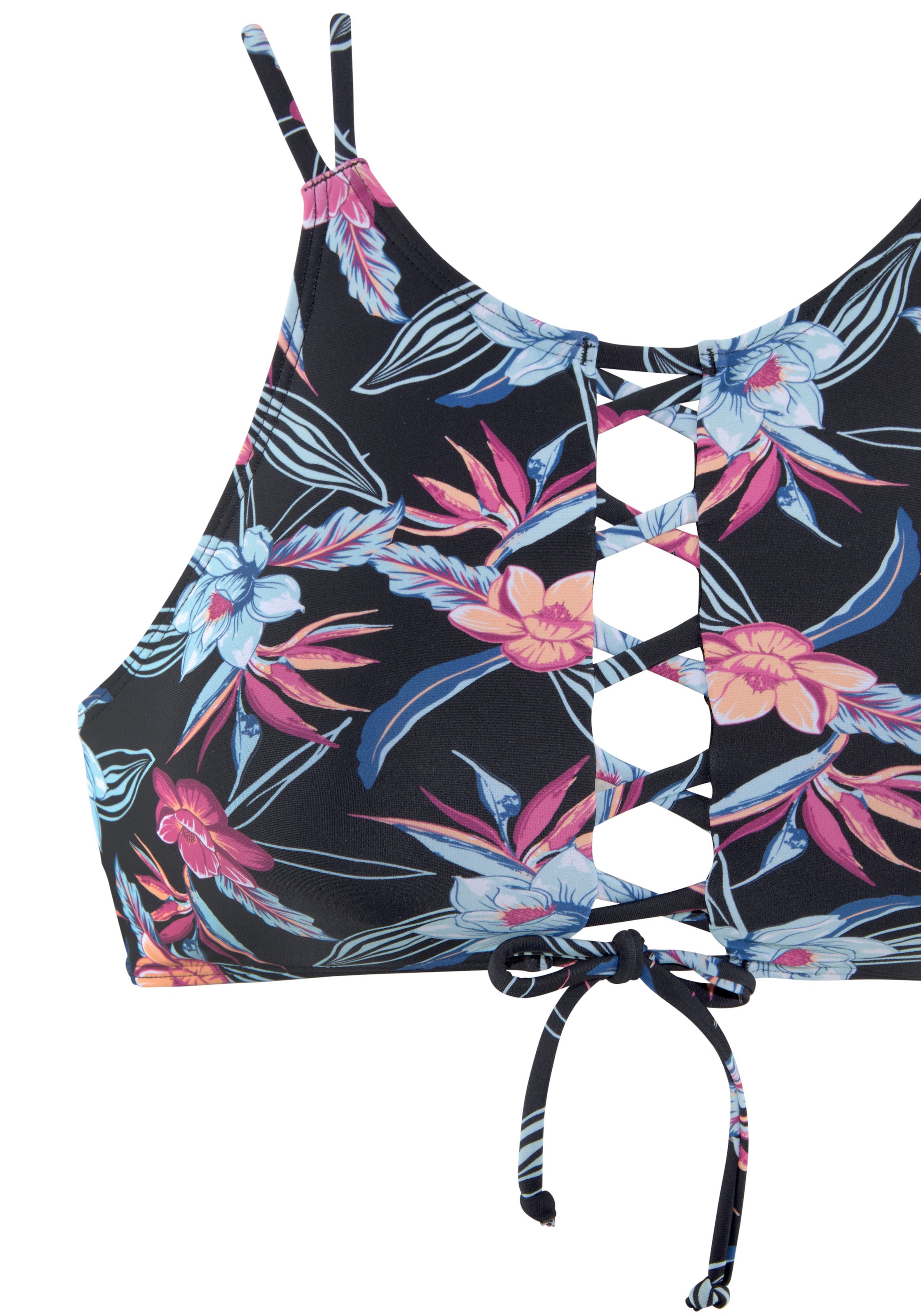 KangaROOS Bustier-Bikini-Top »Agave«, mit vorne online Zierschnürung