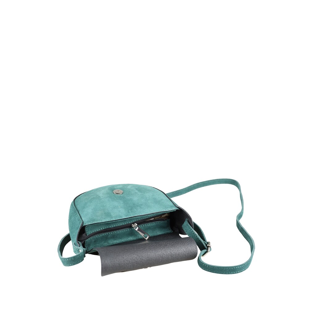 Allgäu Rebell Umhängetasche »Trachtentasche«, Italienisches Leder mit Edelweiß Applikation