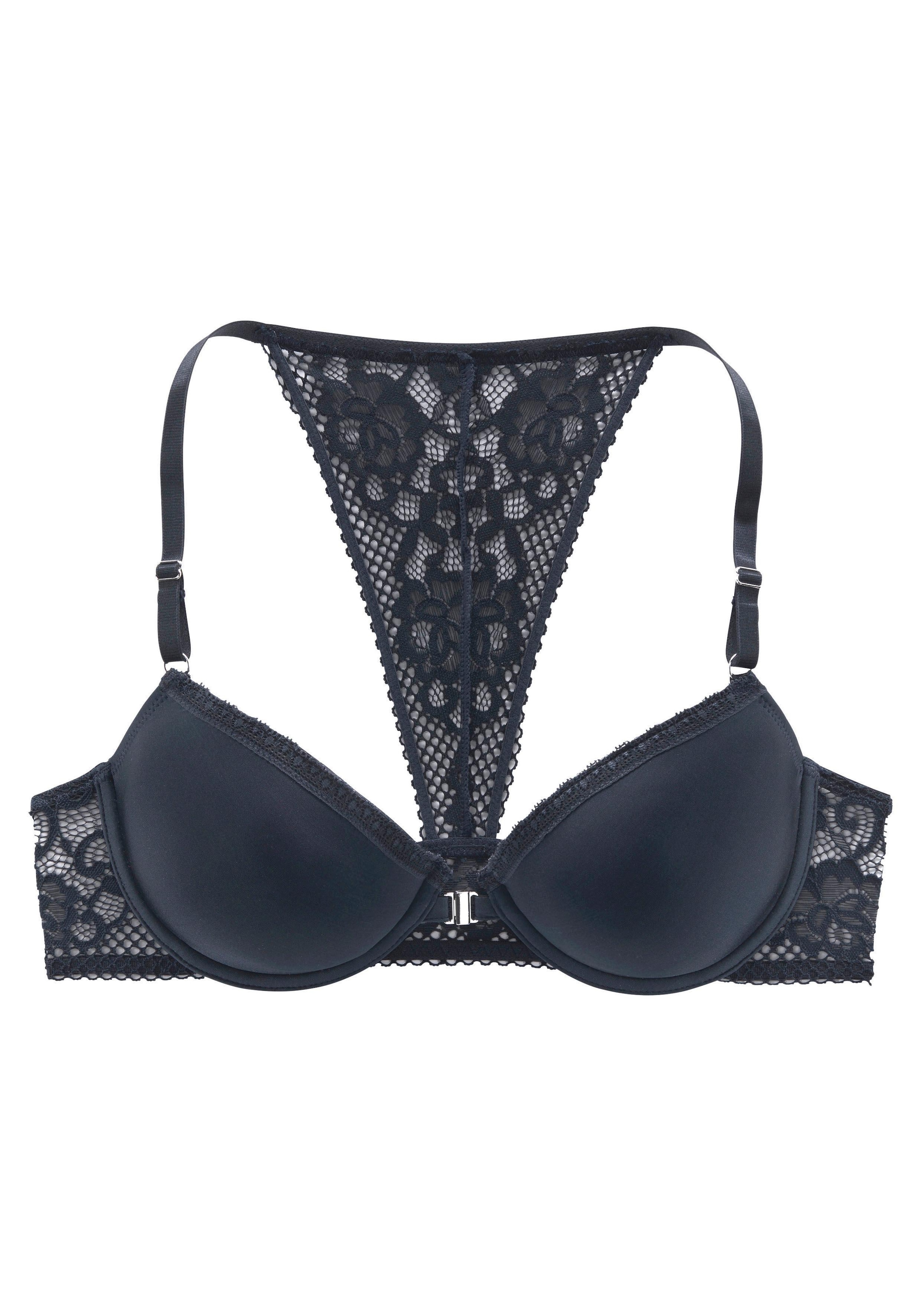 s.Oliver BALCONETTE-BH MIT SCHALE + PANTY - Balconette bra - black