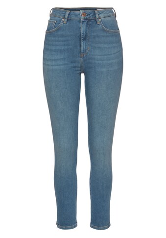 s.Oliver High-waist-Jeans, super skinny, ankle und mit kleinen Seitenschlitzen am Bein kaufen
