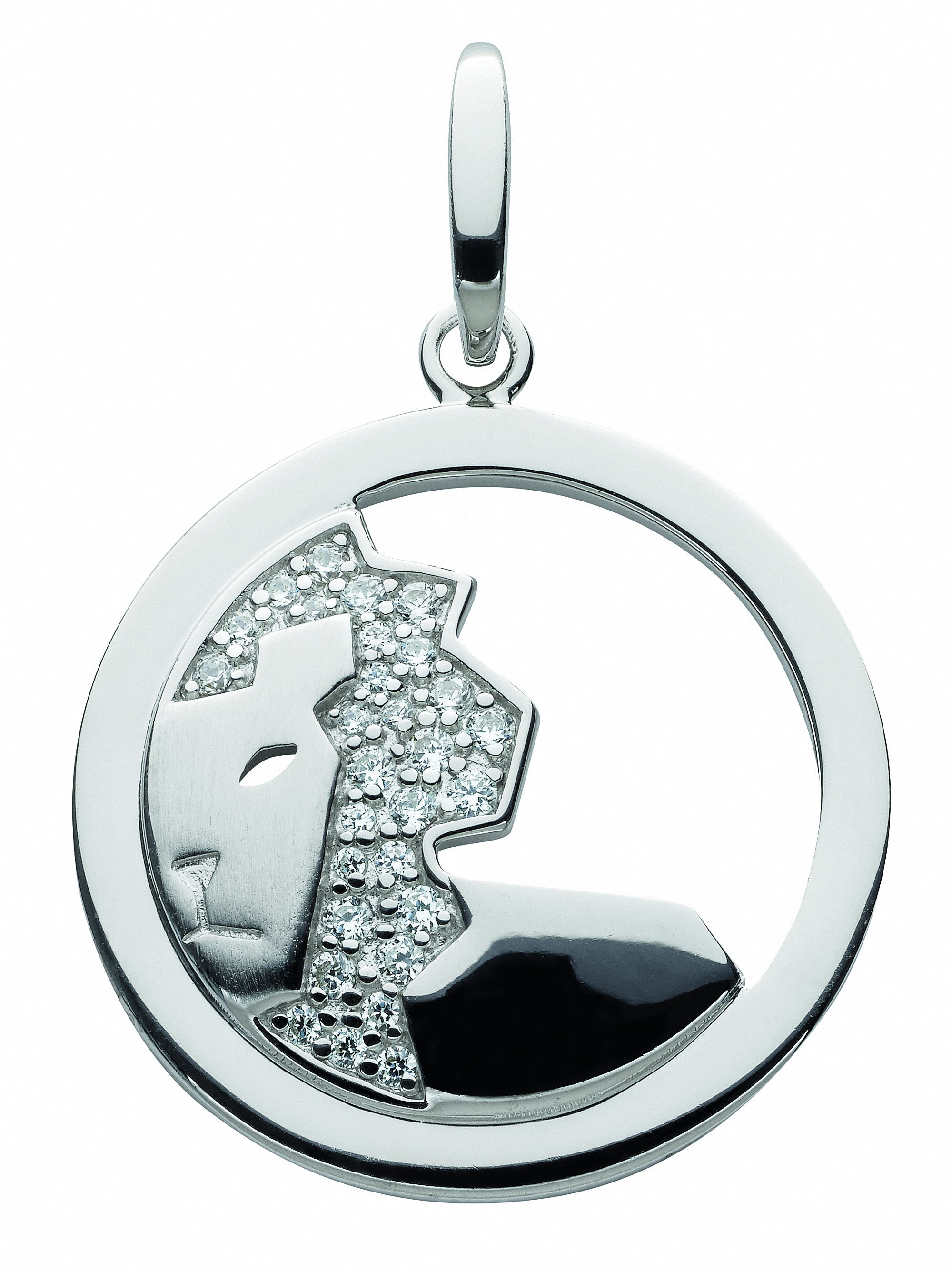 Adelia´s Kette ohne Anhänger »925 Silber Sternzeichen Anhänger Löwe mit  Zirkonia Ø 25,2 mm«, Schmuckset - Set mit Halskette online kaufen | I\'m  walking
