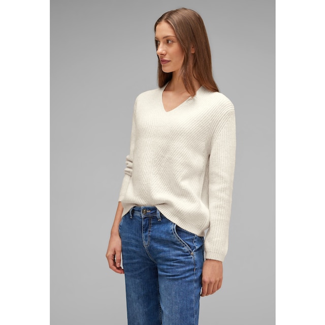 | mit online V-Ausschnitt-Pullover, kaufen V-Ausschnitt ONE I\'m walking STREET