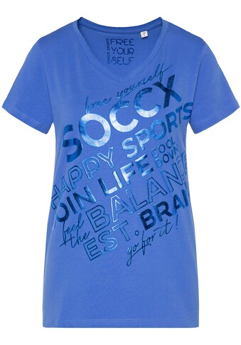 SOCCX T-Shirt, mit hochwertigem Folien-Frontprint kaufen