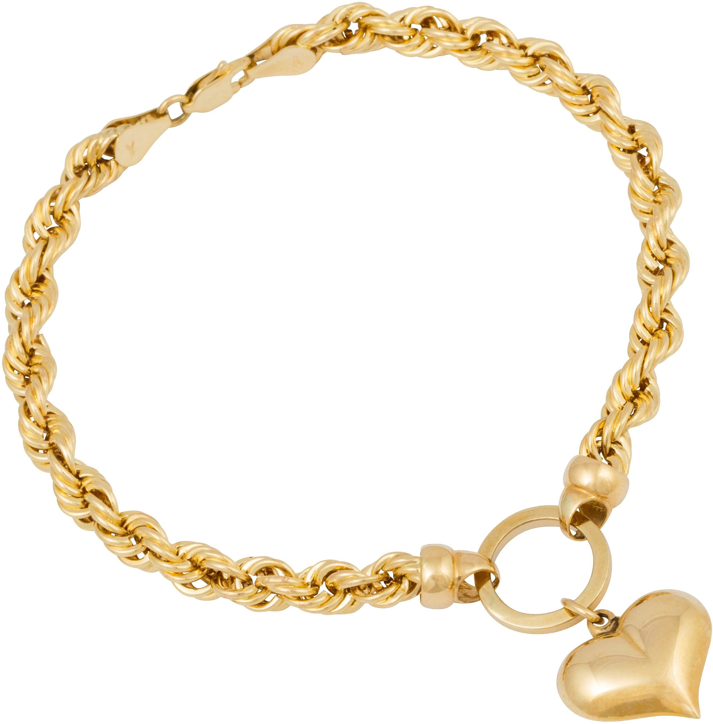 Firetti Armband »Schmuck Geschenk Gold 585 Armschmuck Armkette Kordelkette  