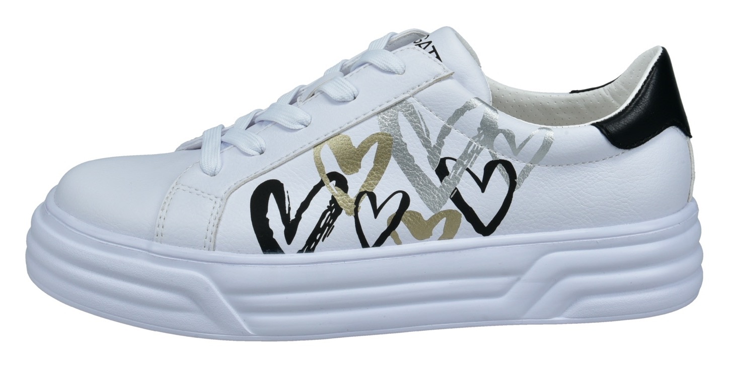 BAGATT Plateausneaker, mit Herzchen-Drucken kaufen