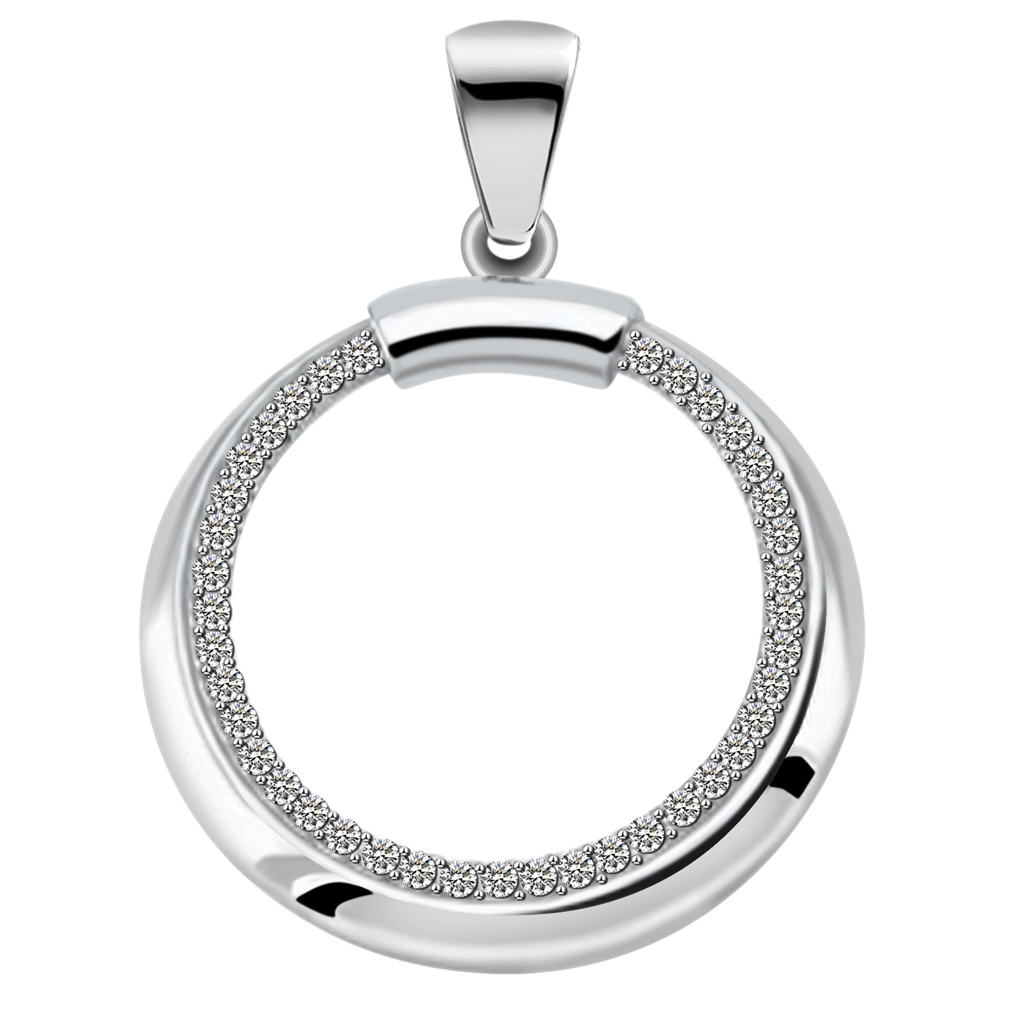 Silber Kreis I\'m online aus Zirkonia« kaufen Adelia´s 925 | Kettenanhänger »Anhänger walking mit