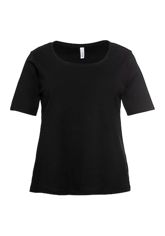 Sheego T-Shirt »T-Shirt«, aus reiner Baumwolle kaufen