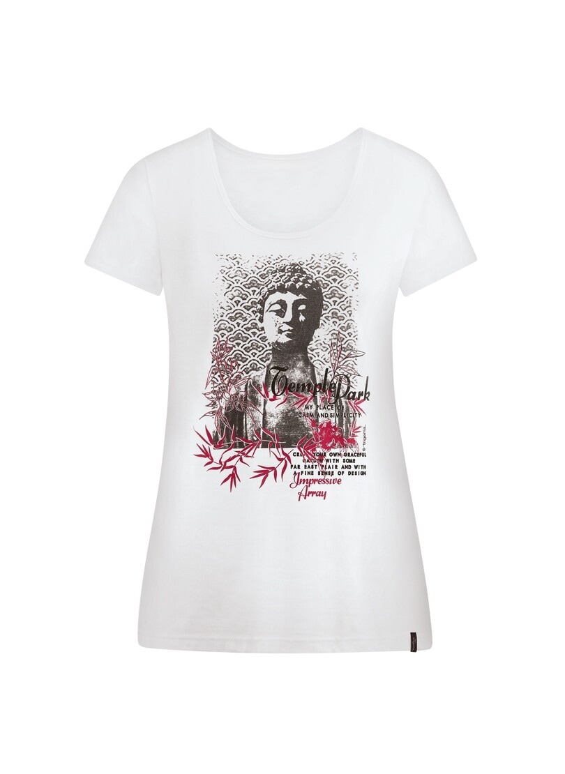 Trigema T-Shirt »TRIGEMA T-Shirt Slim Fit mit Buddha-Print« online kaufen |  I'm walking