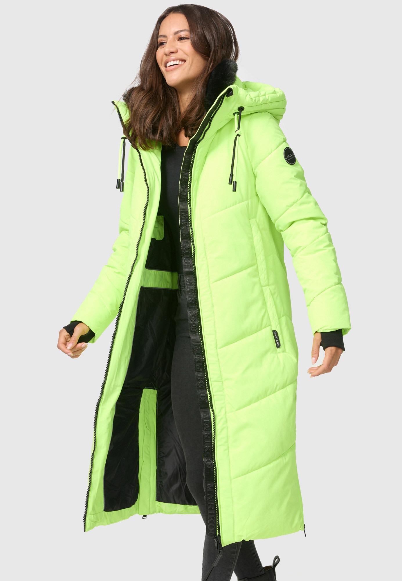 Marikoo Winterjacke I\'m großer Mantel walking Kapuze online kaufen mit Stepp »Nadaree | XVI«