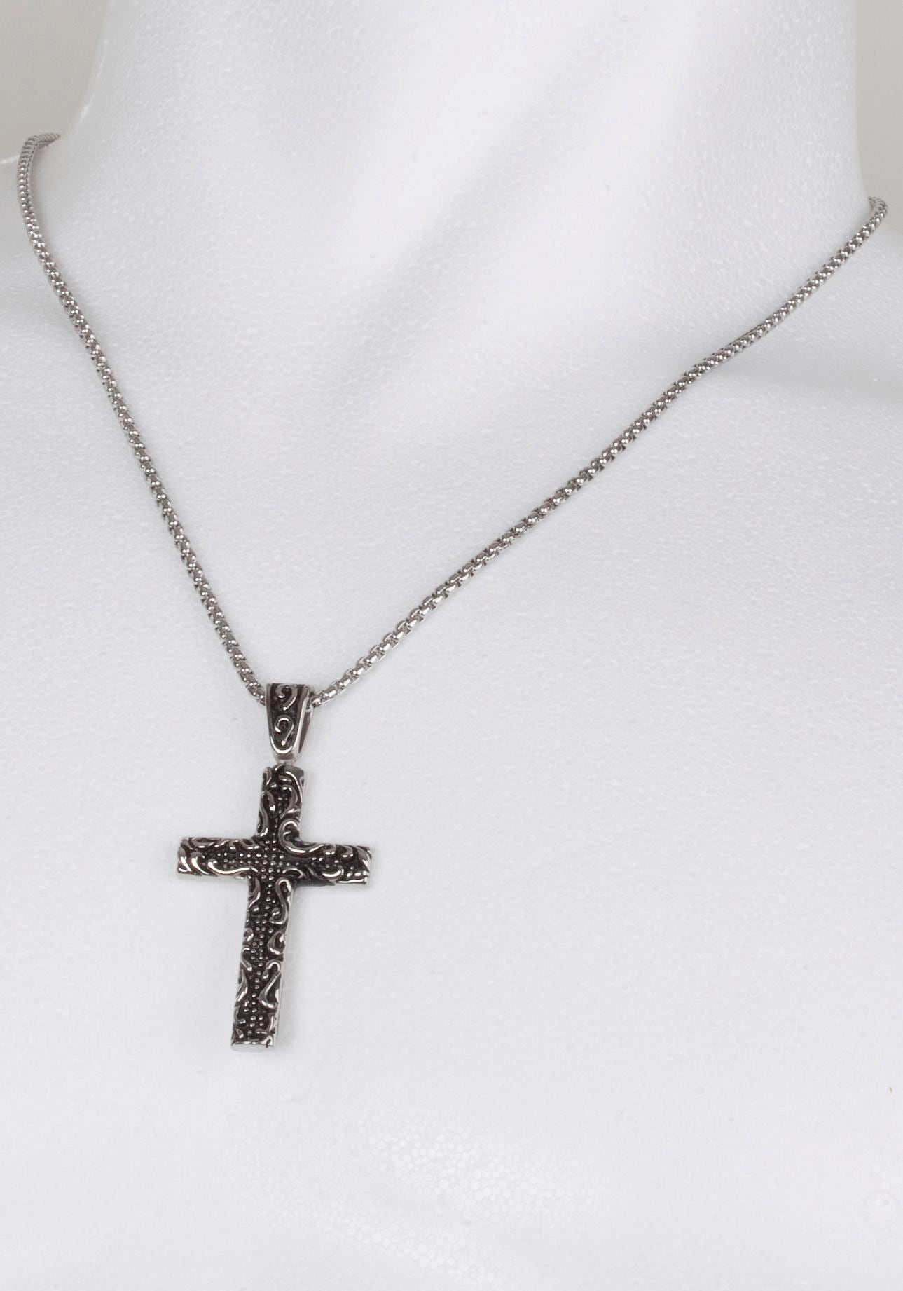 J.Jayz Kette mit Anhänger »Halskette Kreuz used look« kaufen | I\'m walking