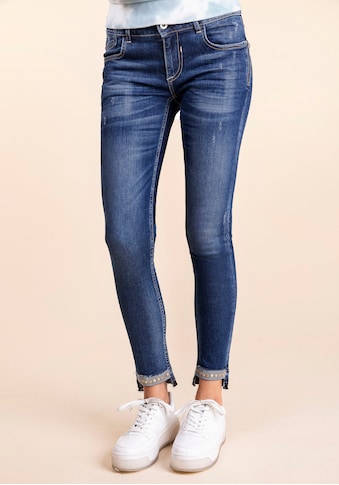 BLUE FIRE Skinny-fit-Jeans »CHLOE«, mit Schmucknieten vorne am Beinabschluss kaufen