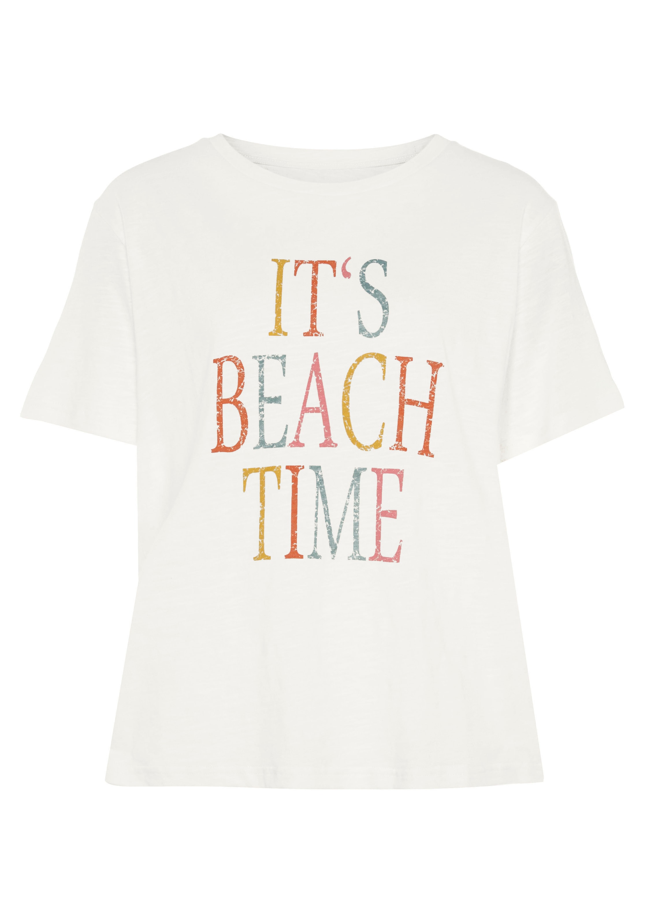 Beachtime T-Shirt, (Packung, 2 tlg.), mit zwei verschiedenen Drucken online