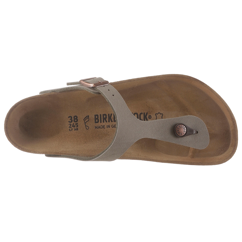 Birkenstock Zehentrenner »GIZEH BF«, mit vorgeformtem Fußbett
