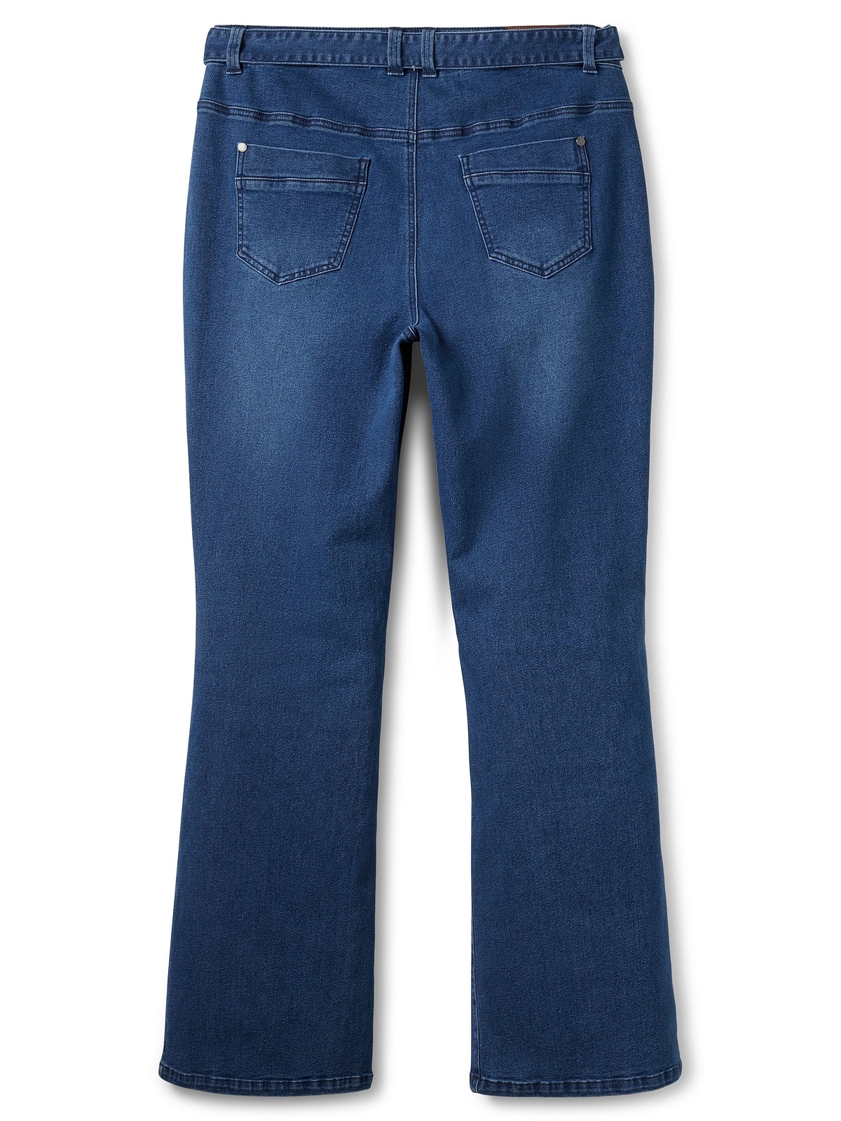 Sheego Bootcut-Jeans »Große Größen«, mit Stoffgürtel (Set), markanten und Taschen online