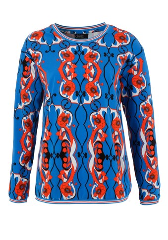 Aniston SELECTED Sweatshirt, mit gestreiften Bündchen kaufen