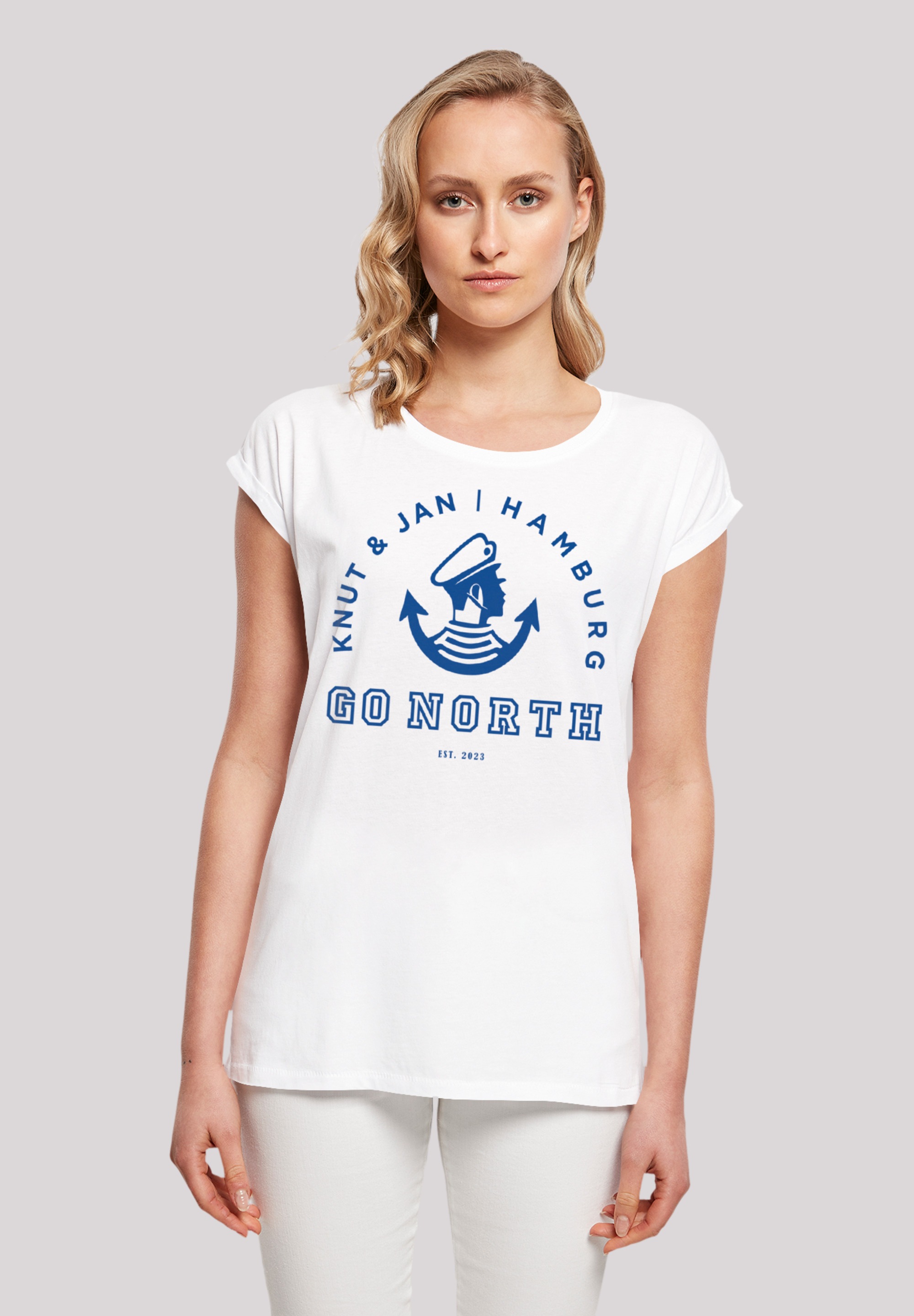 F4NT4STIC T-Shirt »Go North & Logo Jan Jan Hamburg Print online Knut Knut & Hamburg«