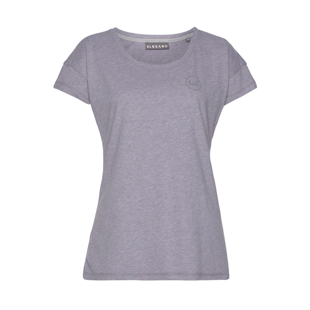 Elbsand T-Shirt »Ranva«, mit Logodruck, Kurzarmshirt aus Baumwoll-Mix,  sportlich online | I'm walking