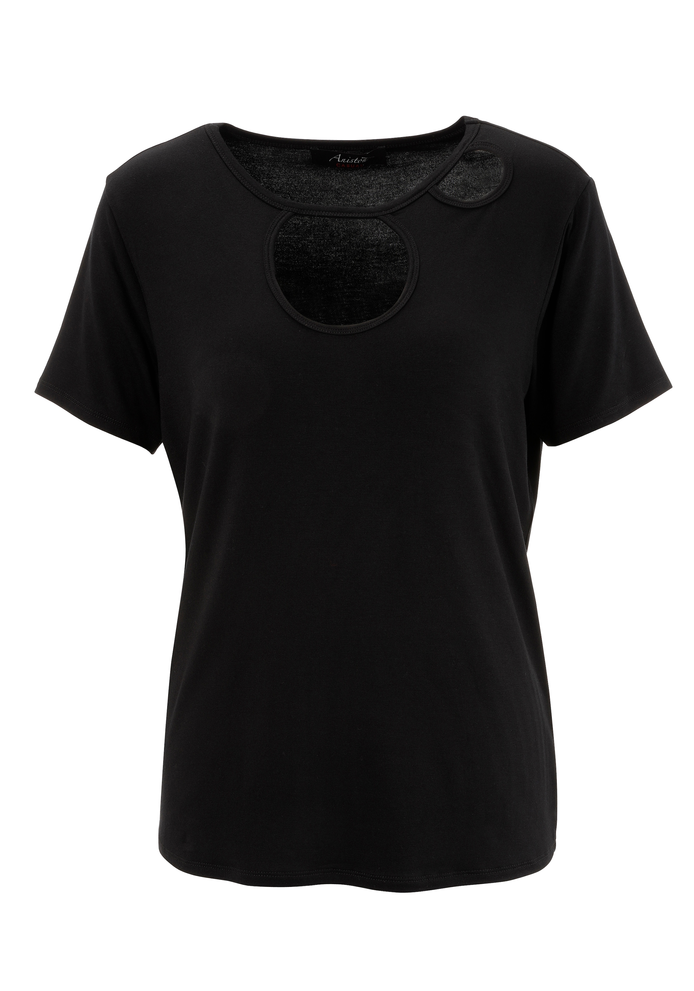 Aniston CASUAL T-Shirt, mit trendigen Cut-out\'s im Vorderteil - NEUE  KOLLEKTION online kaufen | I\'m walking