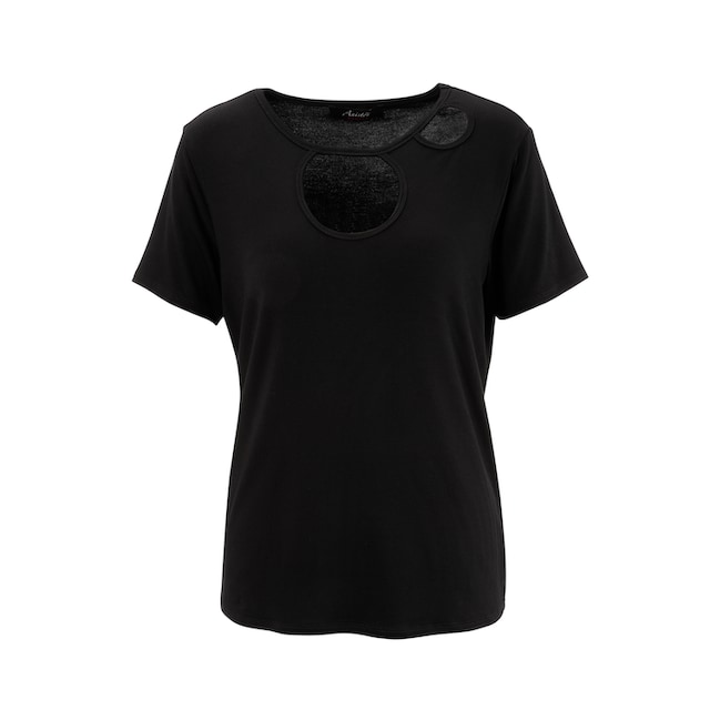 Aniston CASUAL T-Shirt, mit trendigen Cut-out\'s im Vorderteil - NEUE  KOLLEKTION online kaufen | I\'m walking