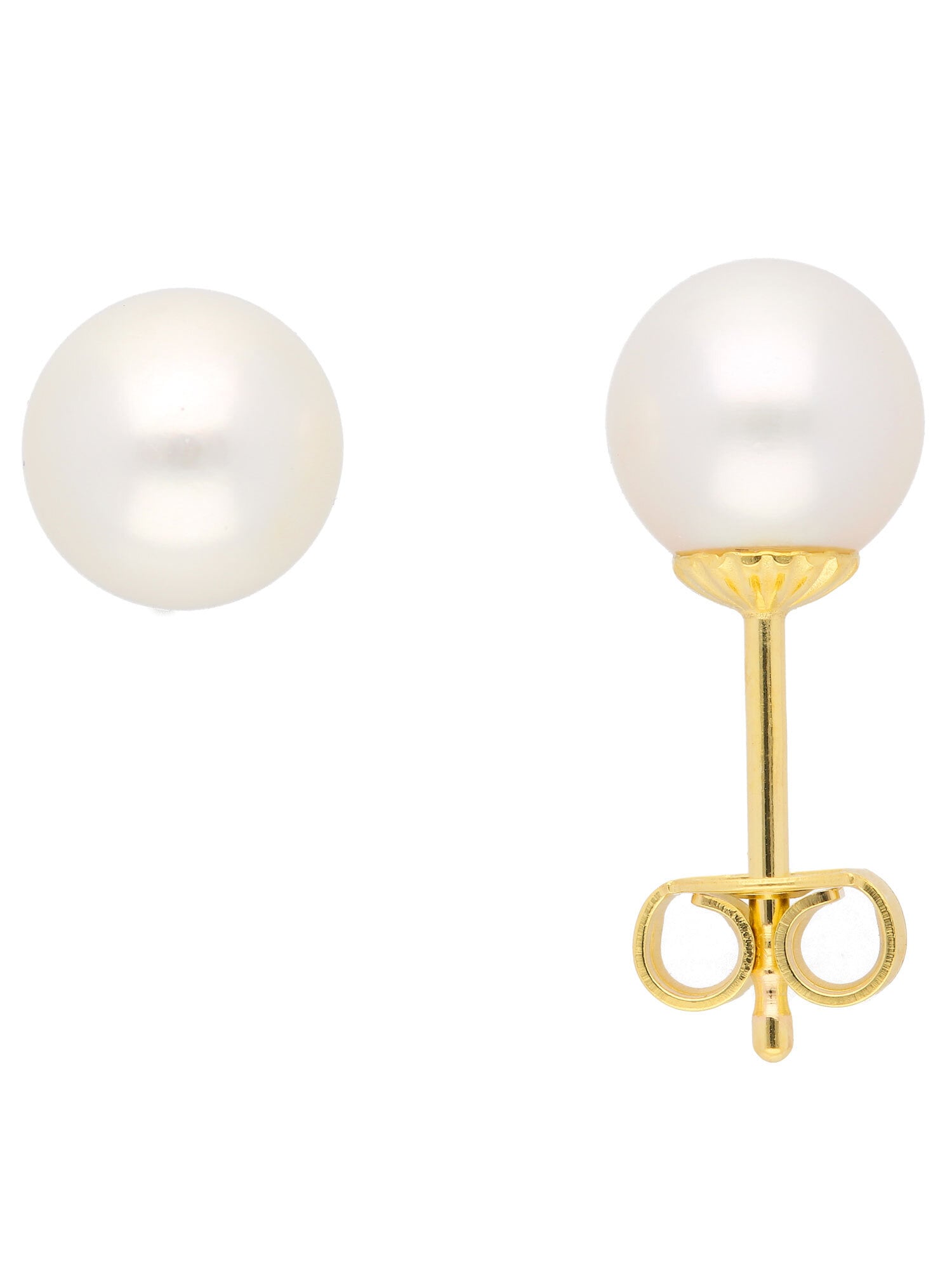 Adelia´s Paar Ohrhänger »585 Gold Ohrringe Ohrstecker«, mit Süßwasser  Zuchtperle Goldschmuck für Damen online kaufen | I\'m walking